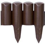 PROSPERPLAST Garden palisade, dark brown 250 cm - Lawn Edging