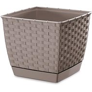 PROSPERPLAST Flowerpot RATOLLA ROUND DRLO300, beige - Flower Pot