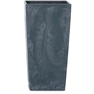 PROSPERPLAST Flowerpot URBI SQUARE BETON EFFECT DURS400E, anthracite - Flower Pot