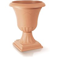 PROSPERPLAST Flowerpot ATENA with base GPW2, brick - Flower Pot