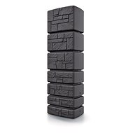 PROSPERPLAST Water barrel TOWER STONE, anthracite 350 l - Rainwater Tank