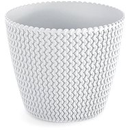 PROSPERPLAST Plastic pot cover SPLOFY DSP220, white - Decorative Planter