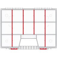 PROSPERPLAST Tool organizer NORT16 transparent - Tool Organiser