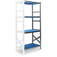 Metalsistem SUPER 123 1840 x 976 x 400 mm, add-on module, blue plastic - Shelving Unit