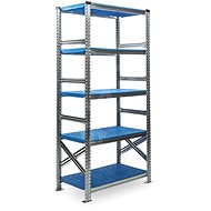 Metalsistem SUPER 0 1840 x 976 x 600 mm, modrý plast - Regál