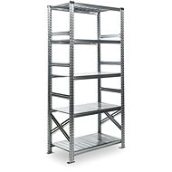 Metalsystem SUPER 123 1972 x 976 x 500 mm, galvanized - Shelving Unit