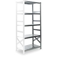 Metalsystem SUPER 123 1972 x 976 x 600 mm, add-on module, galvanized - Shelving Unit