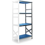 Metalsistem Stand 1840x400mm, 2pcs, galvanized - Shelving Unit
