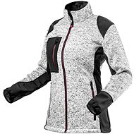 Neo tools women's knitted jacket softshell reinforcement, black-grey, S - Work Jacket