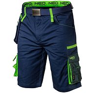 Neo tools men's premium work shorts, blue-green, M - Work Shorts
