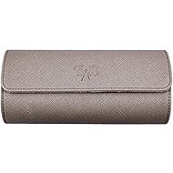 Prague WATCH Accessories Saffiano watchroll triple beige - Watch Box