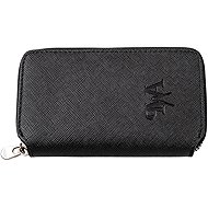 Prague WATCH Accessories Saffiano Zip Case Double Black - Watch Box