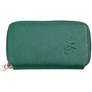 Prague WATCH Accessories Saffiano Zip Case Double Green - Watch Box