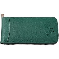 Prague WATCH Accessories Saffiano Zip Case Single green - Watch Box
