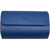 Prague WATCH Accessories Signature Watchroll Double navy blue - Watch Box
