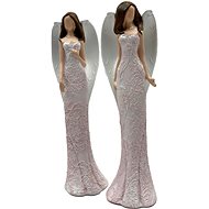 Prodex Anděl růžový sada 2 ks 26 cm - Angel Statue