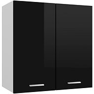 Shumee Upper kitchen cabinet 801274 black high gloss - Cupboard