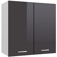 Shumee Upper kitchen cabinet 801275 grey high gloss - Cupboard