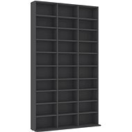 CD cabinet grey 102 x 23 x 177,5 cm chipboard 801780 - Cabinet