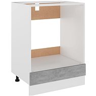 Shumee Kitchen oven cabinet 802501 concrete grey - Cupboard