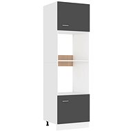 Shumee Kitchen cabinet for oven and microwave 802548 grey - Cupboard