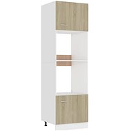 Shumee Kitchen cabinet for oven and microwave 802549 oak sonoma - Cupboard
