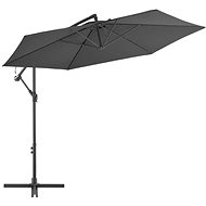 Cantilever parasol with aluminium pole 300 cm anthracite 44509 - Sun Umbrella