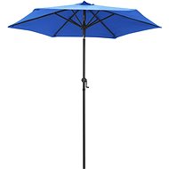 Blue parasol 200 x 211 cm aluminium 47211 - Sun Umbrella