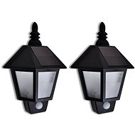 Solar wall light with motion sensor 2 pcs 270518 - Garden Lighting