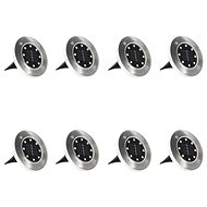 Solar ground light 8 pcs LED RGB colour 315695 - Garden Lighting