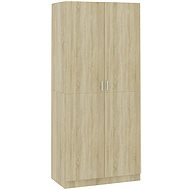 Wardrobe oak sonoma 90 x 52 x 200 cm chipboard 800633 - Wardrobe