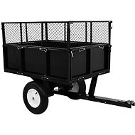 Folding trailer for garden tractor 300 kg capacity 145813 - Garden Cart