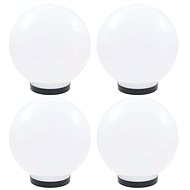 Spherical LED lamps 4 pcs sphere 25 cm PMMA 277142 - Garden Lighting