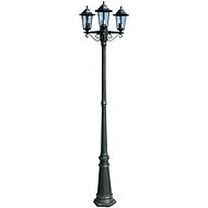 Garden lamp high 3 arms 215 cm dark green/black aluminium - Garden Lighting
