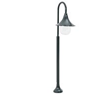 Garden pillar lamp E27 120 cm aluminium dark green - Garden Lighting