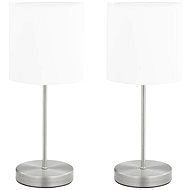 Table lamps 2 pcs touch button white E14 - Garden Lighting