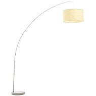 Adjustable floor lamp arc cream 192 cm - Garden Lighting