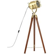 Floor lamp on tripod solid mangrove wood 97 cm - Floor Lamp