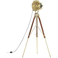 Floor lamp on tripod solid mangrove wood 193 cm - Floor Lamp