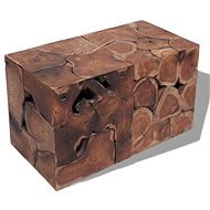 Solid teak chairs / coffee table 274355 - Garden Stool