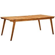 Zahradní stůl 201,5 x 100 x 75 cm masivní akáciové dřevo 310628 - Zahradní stůl