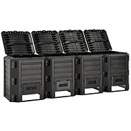 Garden composter black 1 600 l 312275 - Compost Bin