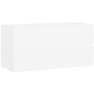 Cabinet under the washbasin white 90 x 38,5 x 45 cm chipboard 804755 - Bathroom Cabinet