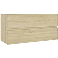 Cabinet under the washbasin oak sonoma 90 x 38,5 x 45 cm chipboard 804758 - Bathroom Cabinet