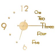 3D wall clock modern design gold 100 cm XXL 325154 - Wall Clock