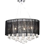 Black chandelier with 85 crystals - Chandelier