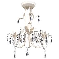 Elegant, white crystal chandelier - Chandelier