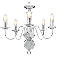 Chandelier silver 5 x bulb E14 - Chandelier
