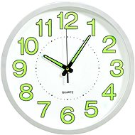 Luminous wall clock white 30 cm 325167 - Wall Clock