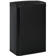 Waste bin with automatic sensor black steel 60 l 50924 - Rubbish Bin